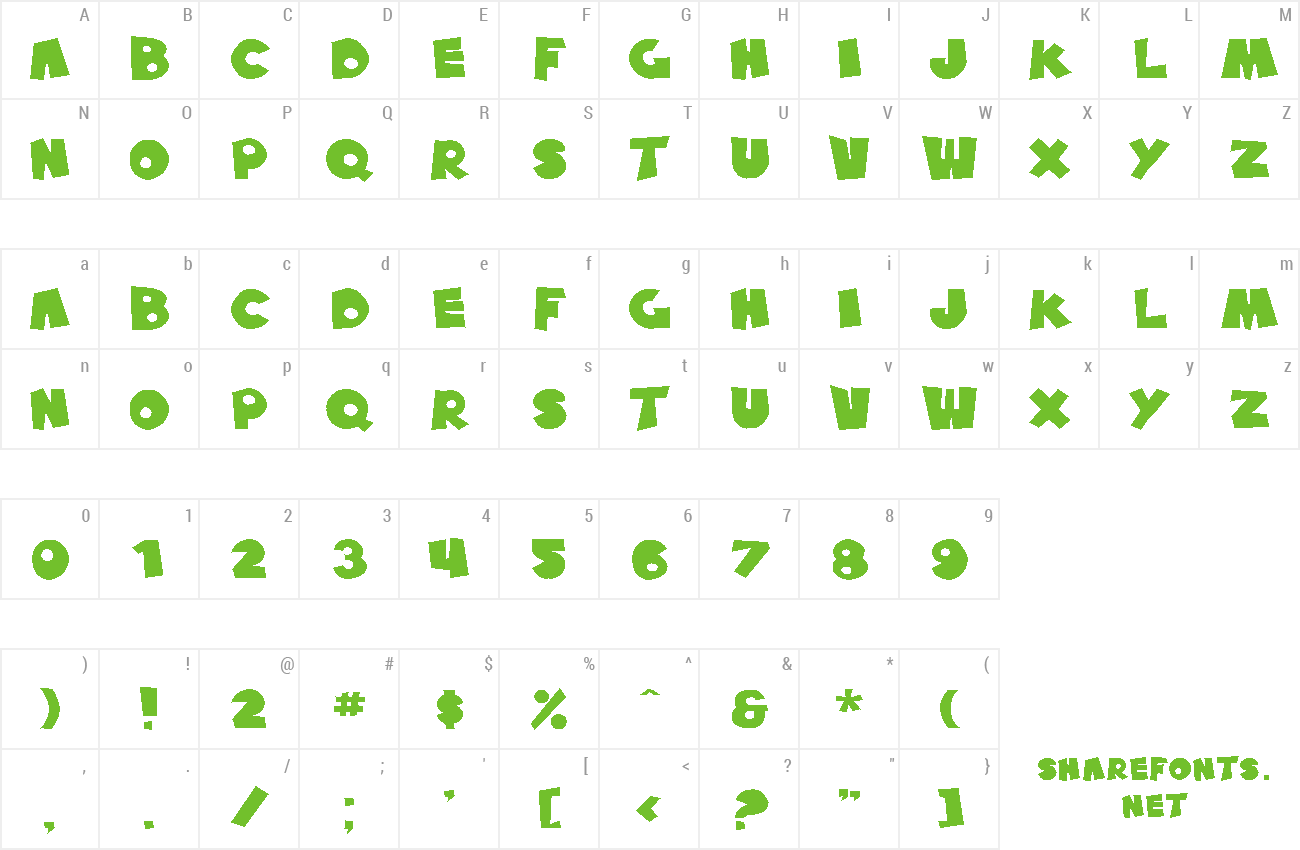 Font SF Pale Bottom Extended preview